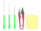 Mimilure carp baiting rig tool set with rigging needles and stops