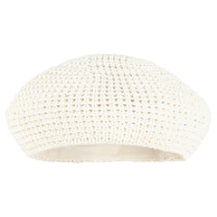Minache Summer Beret side view shows classic French vibe for versatile styling.