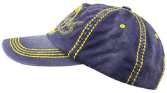 MINAKOLIFE baseball cap blue, curved visor, pre-curved design for sun protection and stylish everyday wear.