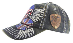 MINAKOLIFE Rock Shark Kingston 1969 Green cap, side view, lightweight comfort for outdoor activities