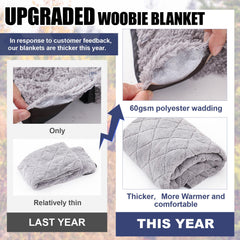 Mindsoft Woobie Blanket camo pattern 59x79 layout ideal for hunting and stadium events.