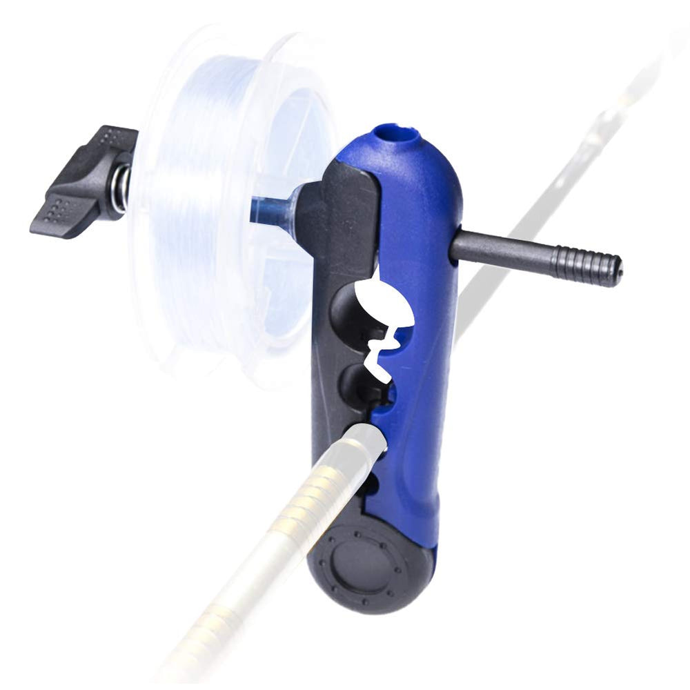 Mini fishing line spooler front view