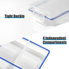 Close-up of lid and blue waterproof sealing ring