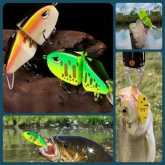 3D eyes and detailed coating on glide bait