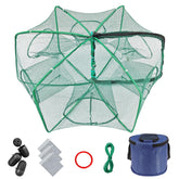 Minnow trap 24in x 10in foldable 6-sided design