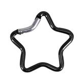MinnowXY star-shaped carabiner clips securely to backpacks for organized travel.