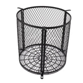Miokycl varmint feeder cage front view shows sturdy stainless protection for feeders.