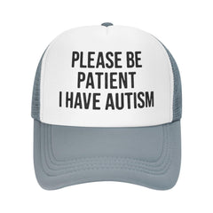 Miowjals trucker hat side view showing breathable fabric for daily wear
