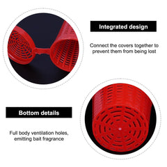 Attached lid prevents spills