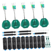Mipcase 1set fishing set box with lures organized for trips