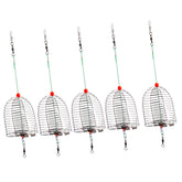 Mipcase 5pc bait cage set front view showing compact, portable design