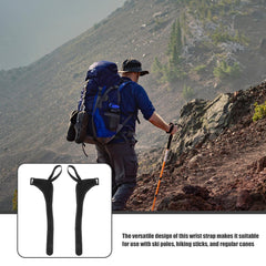 Mipcase Cane Wrist Strap double-protection design prevents pole slippage.