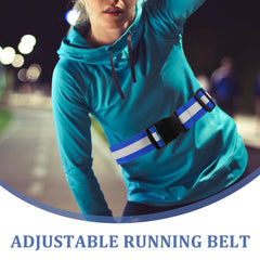 Mipcase lightweight reflective belt provides comfortable wear during long outdoor sessions.