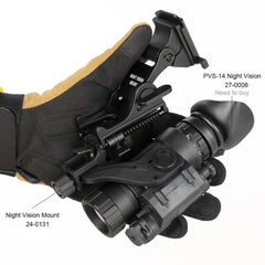 MIRAGETARGET Night vision mount in action supports versatile night operations.