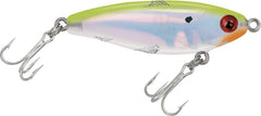 Mirrolure 14MR-CFPR Mirrodine Mini Susp Twitchbait in Chat BK/PRL/Silver, 2.25in, 3/16oz – angled rear view