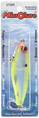 Mirrolure 27MR-CH Mirrodine XL Susp Twitchbait in Chat Black-Bel/Silver