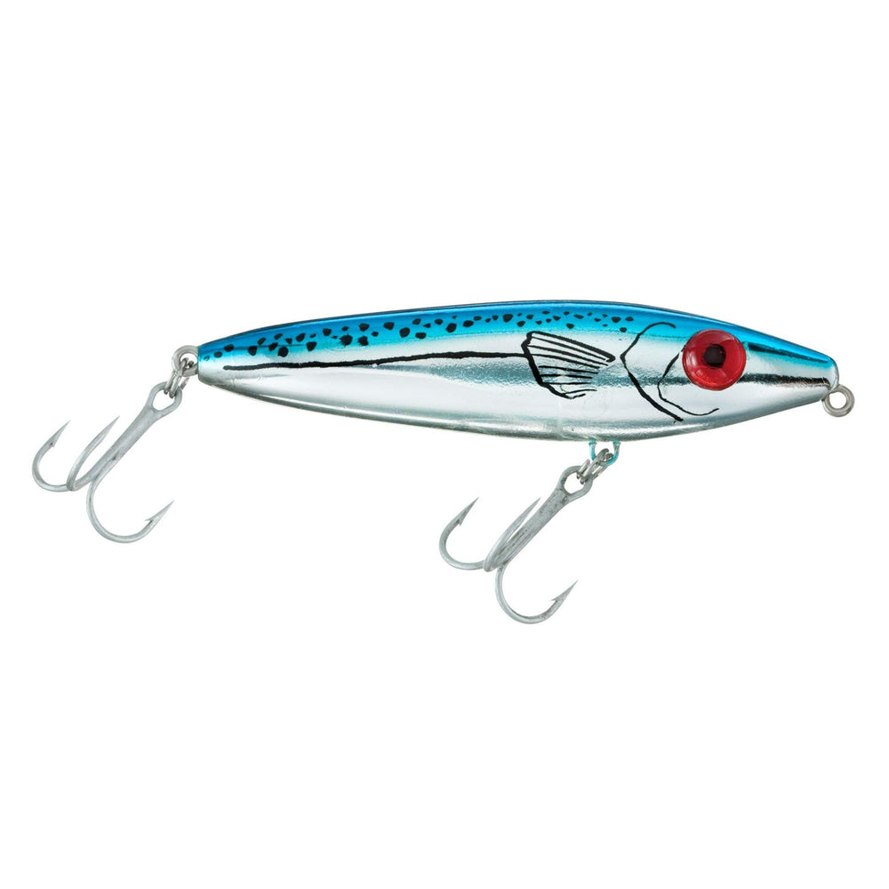 Mirrolure 83MR-CRBL She Dog 4-inch Chrome Blue lure for saltwater fishing