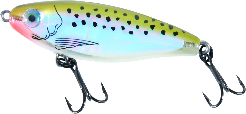 Mirrolure C17MR-TROUT C-Eye Pro suspending twitchbait front view for precise casting