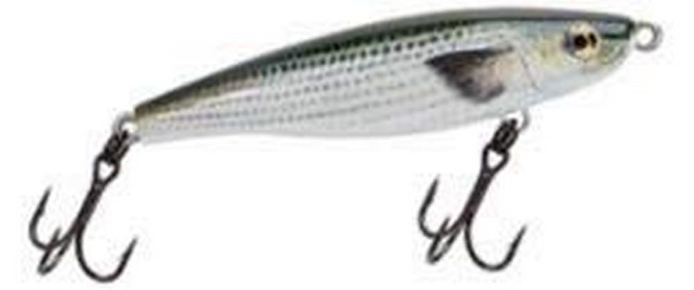Mirrolure CS22MR Mullet lure with mullet skin finish, ideal for attracting big game fish.