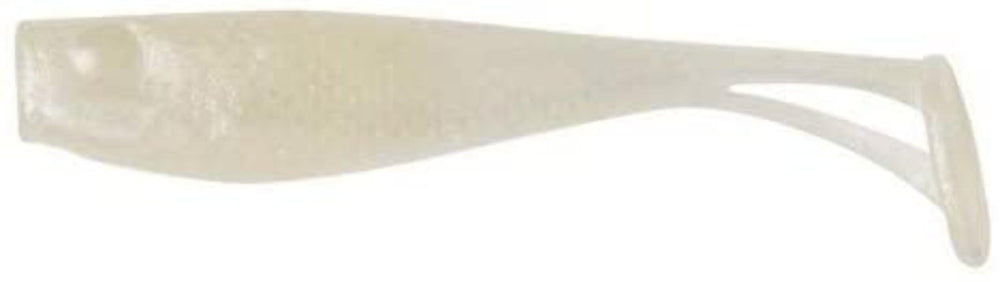 Mirrolure MRMMJR-18 Marsh Minnow Jr 3" Pearl main lure view for saltwater fishing.