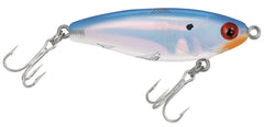 MirrOLure MirrOdine with electric blue back for high visibility and aggressive strikes
