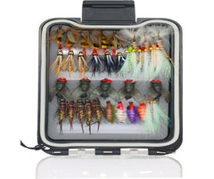 Mirrorever fly box closed with magnetic lid enables quick, organized access on the water.