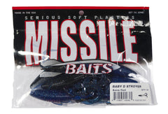 Missile Baits Baby D Stroyer claws in action, delivering ribbed texture and vibration under vegetation.