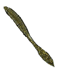 Missile Baits Bomb Shot Green Pumpkin Flash shimmering for drop shot bass.