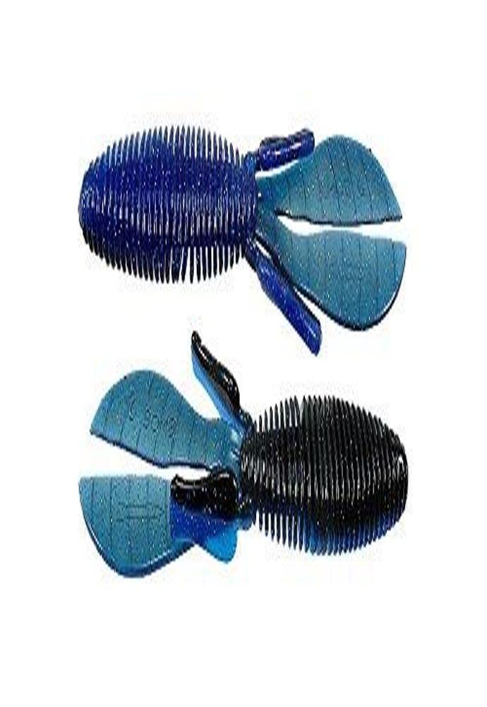 Missile Baits D Bomb Bruiser Flash body shows ribbed design for straight fall