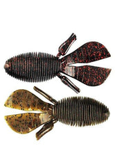 Missile Baits D Bomb California Love 4-5 inch bulky creature bait with straight-fall action for pitching into cover.