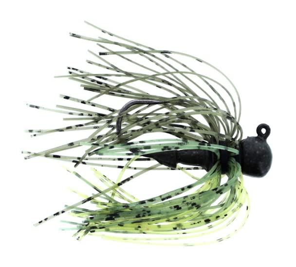Missile Baits Ike's Micro Jig head close-up for finesse bass fishing on spinning gear