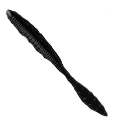 Missile Baits MBBS4-SBLK Bomb Shot straight black lure, ideal for drop-shot bites