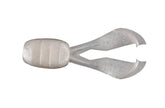 Missile Baits MBMDC-PW Mini D Chunk Pearl White boosts jig action with a lifelike kick.