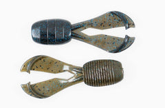 Missile Baits Mini D Chunk flat body improves jig skip and skirt flair.