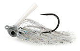 Missile Baits MJMSW516-SHF1 Mini Swim Jig Shad Flash designed for sharp skips and lifelike action.