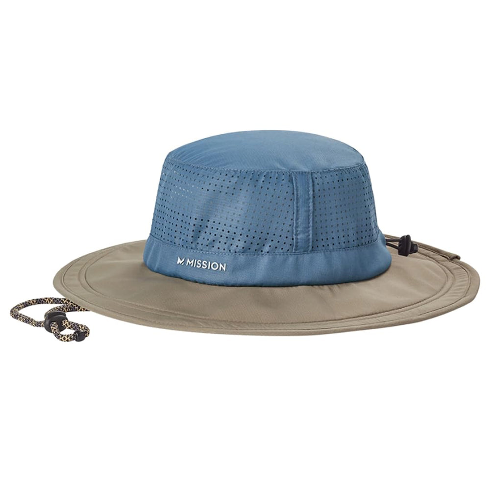MISSION Cooling Boonie Hat with water activation for rapid hiking cooling.