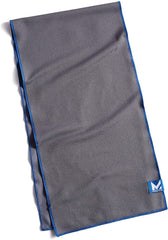 MISSION Max Plus cooling towel showing UPF 50 sun protection while outdoors