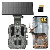 Misstech solar trail camera setup demonstrates easy placement for remote monitoring.