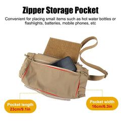 MiOYOOW hand warmer with hook-loop closure secures gear during activity.