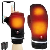 MKEFMEI heated gloves battery-in-hand deliver rapid warmth for winter outdoor activities.