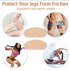 MlanRomee thigh pads waterproof stay-put feature keeps protection through sweat or swimming.