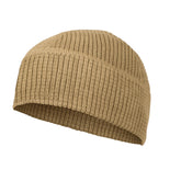 M MCGUIRE GEAR grid fleece cap on head provides snug warmth for outdoor activities