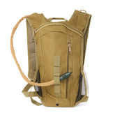 M MCGUIRE GEAR hydration backpack front view for on-the-go hydration during runs.