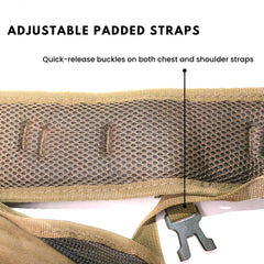 M MCGUIRE GEAR 3L hydration bladder wide opening for easy refilling.