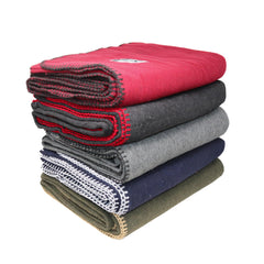 M MCGUIRE GEAR mil-spec wool blanket delivers rugged durability for emergency prep and camping.
