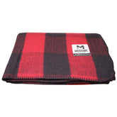 M MCGUIRE GEAR Warm Wool Bunkhouse Blanket front view shows plush texture and warmth