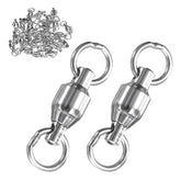 M METERXITY ball-bearing swivels showing smooth rotation for freshwater and saltwater use