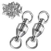 MMETERXITY 30-pack ball-bearing swivel with 8lb strength for fishing