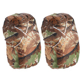 M METERXITY backpack rain cover in leaf camo protects gear during outdoor hikes.