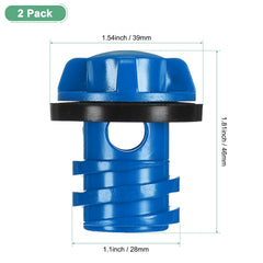 MMETERXITY cooler drain plug blue sealed gasket demonstrates tight seal to prevent leaks